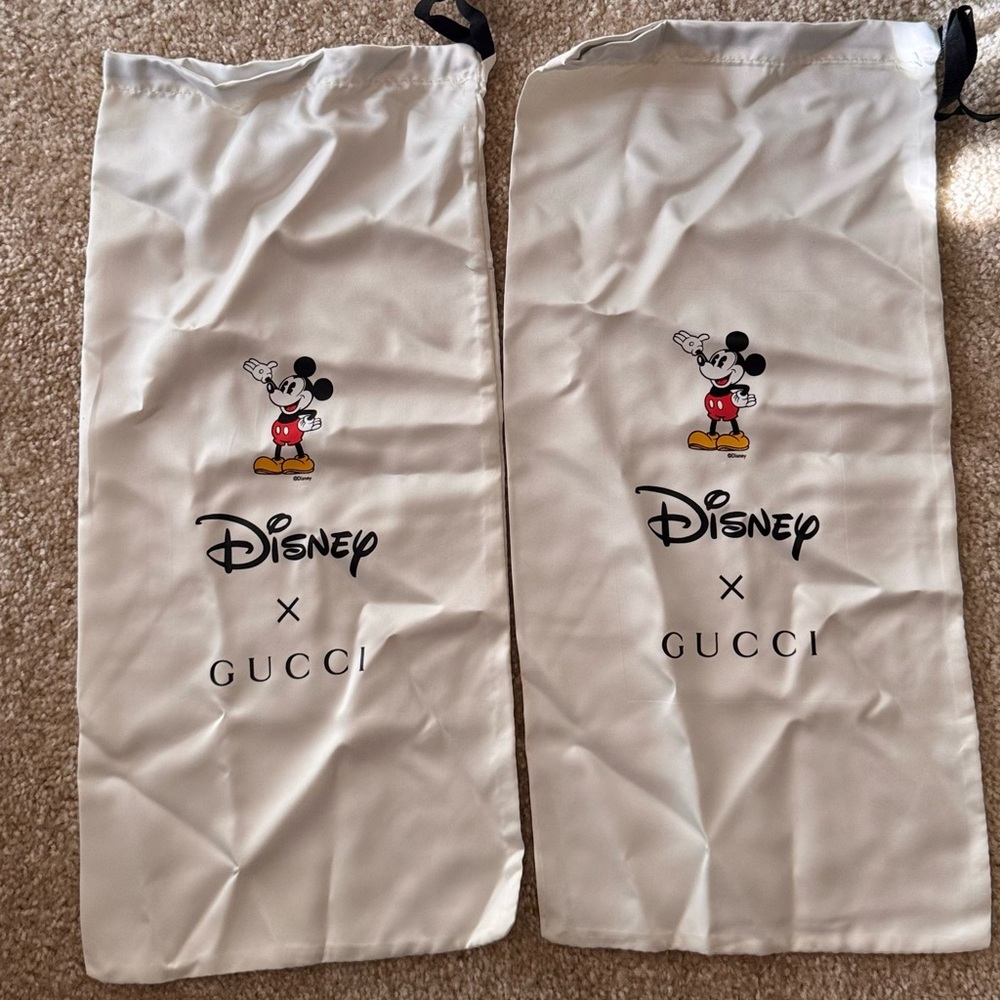 Gucci Green Mickey Mouse Slides - Picture 7 of 9